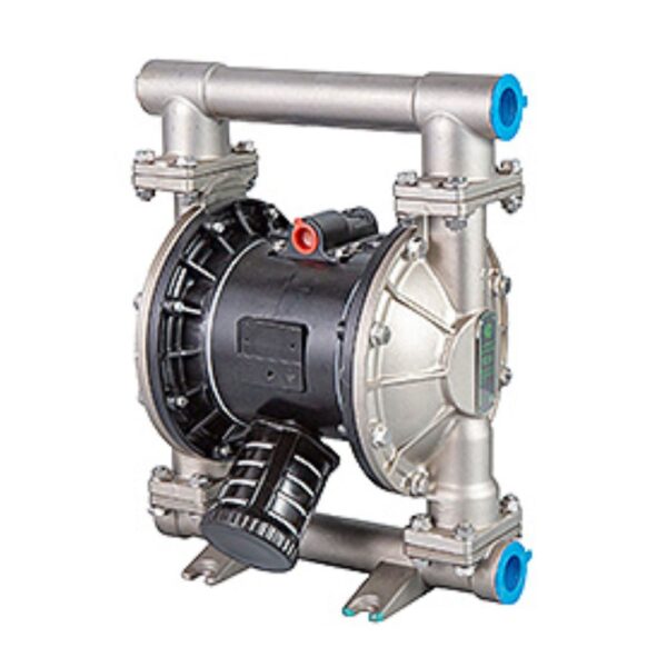 RVS25 Full Stainless Metal (1″) Air Double Diaphragm Pump Metallic - Image 2